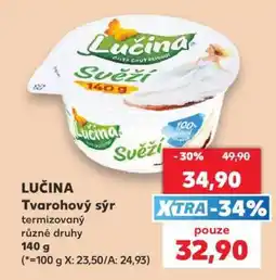 Kaufland LUČINA Tvarohový sýr nabídka