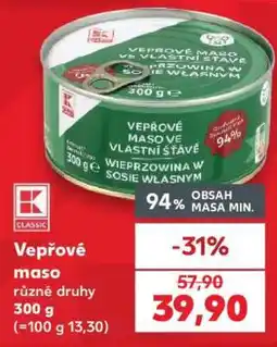 Kaufland Vepřové maso nabídka