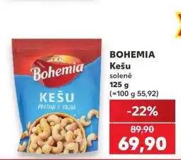 Kaufland BOHEMIA Kešu solené nabídka