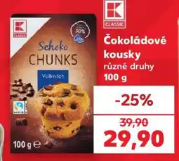 Kaufland ČOKOLÁDOVÉ KOUSKY nabídka