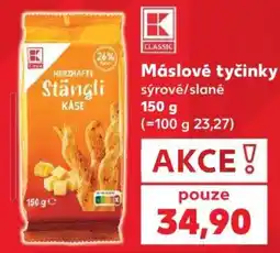 Kaufland Máslové tyčinky sýrové/slané nabídka