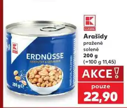 Kaufland Arašídy pražené solené nabídka
