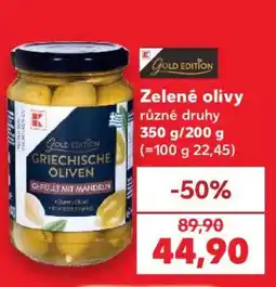 Kaufland Zelené olivy nabídka