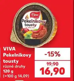 Kaufland Viva Pekelníkovy toasty nabídka
