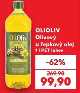 Kaufland OLIOLIV Olivový a řepkový olej 1 l PET láhev nabídka