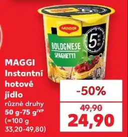 Kaufland MAGGI Instantní hotové jídlo nabídka