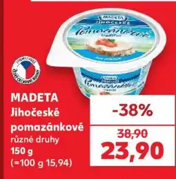 Kaufland MADETA Jihočeské pomazánkové nabídka