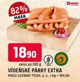 Trefa Vídeňské párky extra nabídka