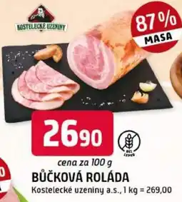 Trefa Kostelecké uzeniny Bůčková roláda nabídka