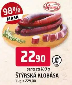 Trefa Steinex štýrská klobása nabídka
