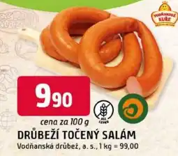 Trefa Vodňanské kůře drůbeží točený salám nabídka