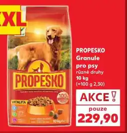 Kaufland Propesko granule pro psy nabídka