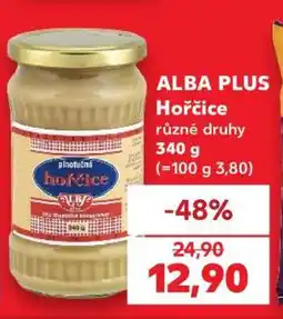 Kaufland ALBA PLUS Hořčice nabídka