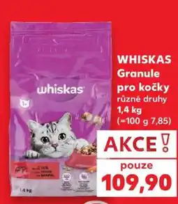 Kaufland Whiskas Granule pro kočky nabídka