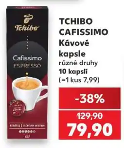 Kaufland Tchibo Cafissimo Kávové kapsle nabídka