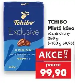 Kaufland TCHIBO mletá káva nabídka