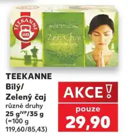 Kaufland TEEKANNE Bílý/Zelený čaj nabídka