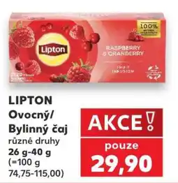 Kaufland LIPTON Ovocný/bylinný čaj nabídka