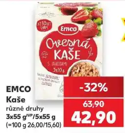 Kaufland Emco kaše nabídka