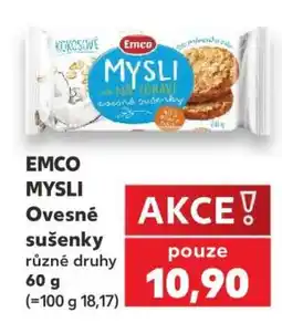 Kaufland Emco Mysli ovesné sušenky nabídka