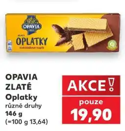 Kaufland Opavia Zlaté Oplatky nabídka