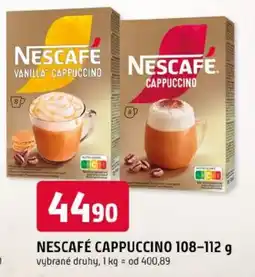 Trefa Nescafe cappuccino nabídka