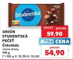 Kaufland Orion Studentská pečeť nabídka
