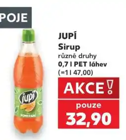 Kaufland Jupí sirup nabídka