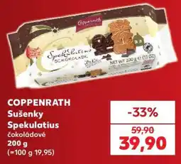 Kaufland COPPENRATH Sušenky Spekulatius čokoládové 200 g nabídka