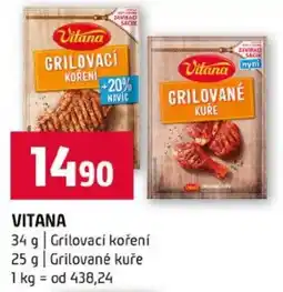 Terno Vitana Grilovací koření nabídka