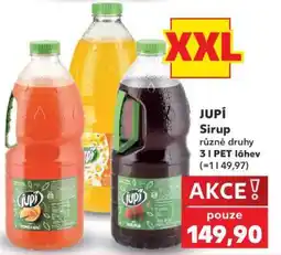 Kaufland Jupí sirup nabídka