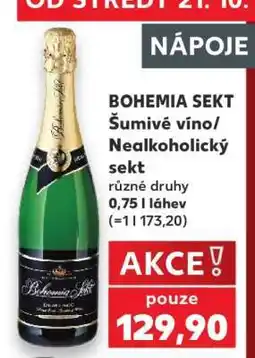 Kaufland BOHEMIA SEKT Šumivé víno/Nealkoholický sekt nabídka