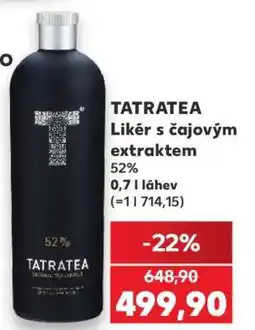 Kaufland TATRATEA Likér s čajovým extraktem nabídka