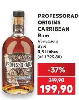 Kaufland PROFESSORADO ORIGINS CARRIBEAN Rum nabídka