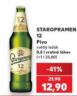 Kaufland Staropramen 12 nabídka