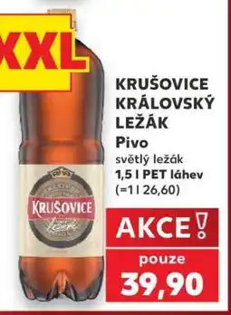 Kaufland Krušovice Královský ležák nabídka