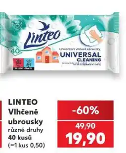 Kaufland Linteo vlhčené ubrousky nabídka