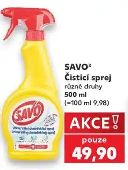 Kaufland SAVO² Čisticí sprej nabídka