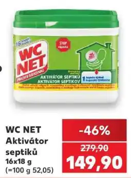 Kaufland WC NET aktivátor septiků nabídka
