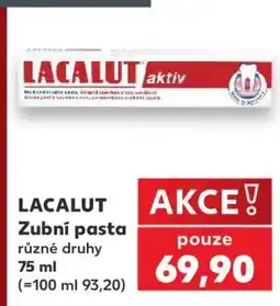 Kaufland Lacalut zubní pasta nabídka