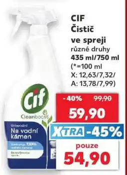 Kaufland CIF Čistič ve spreji nabídka