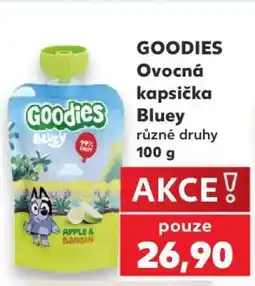 Kaufland GOODIES Ovocná kapsička Bluey nabídka