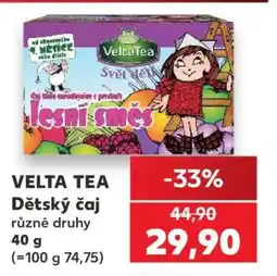 Kaufland VELTA TEA Dětský čaj nabídka