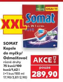 Kaufland SOMAT Kapsle do myčky/ Odmašťovač nabídka