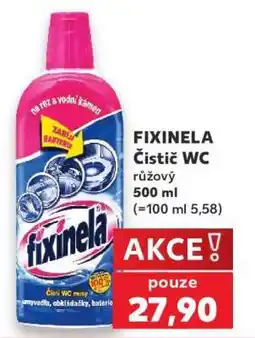 Kaufland FIXINELA Čistič WC růžový nabídka