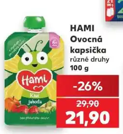 Kaufland HAMI Ovocná kapsička nabídka