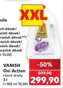 Kaufland Vanish Oxi Action nabídka