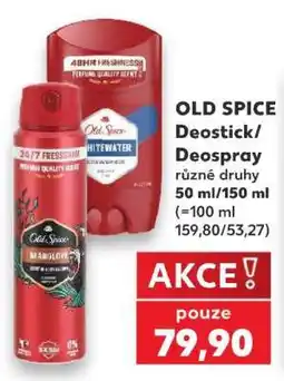 Kaufland OLD SPICE Deostick/Deospray nabídka