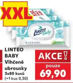 Kaufland Linteo Baby Vlhčené ubrousky nabídka