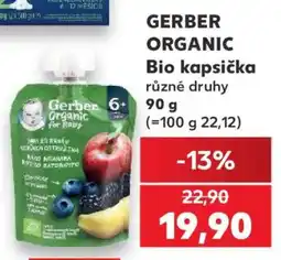 Kaufland GERBER ORGANIC Bio kapsička nabídka